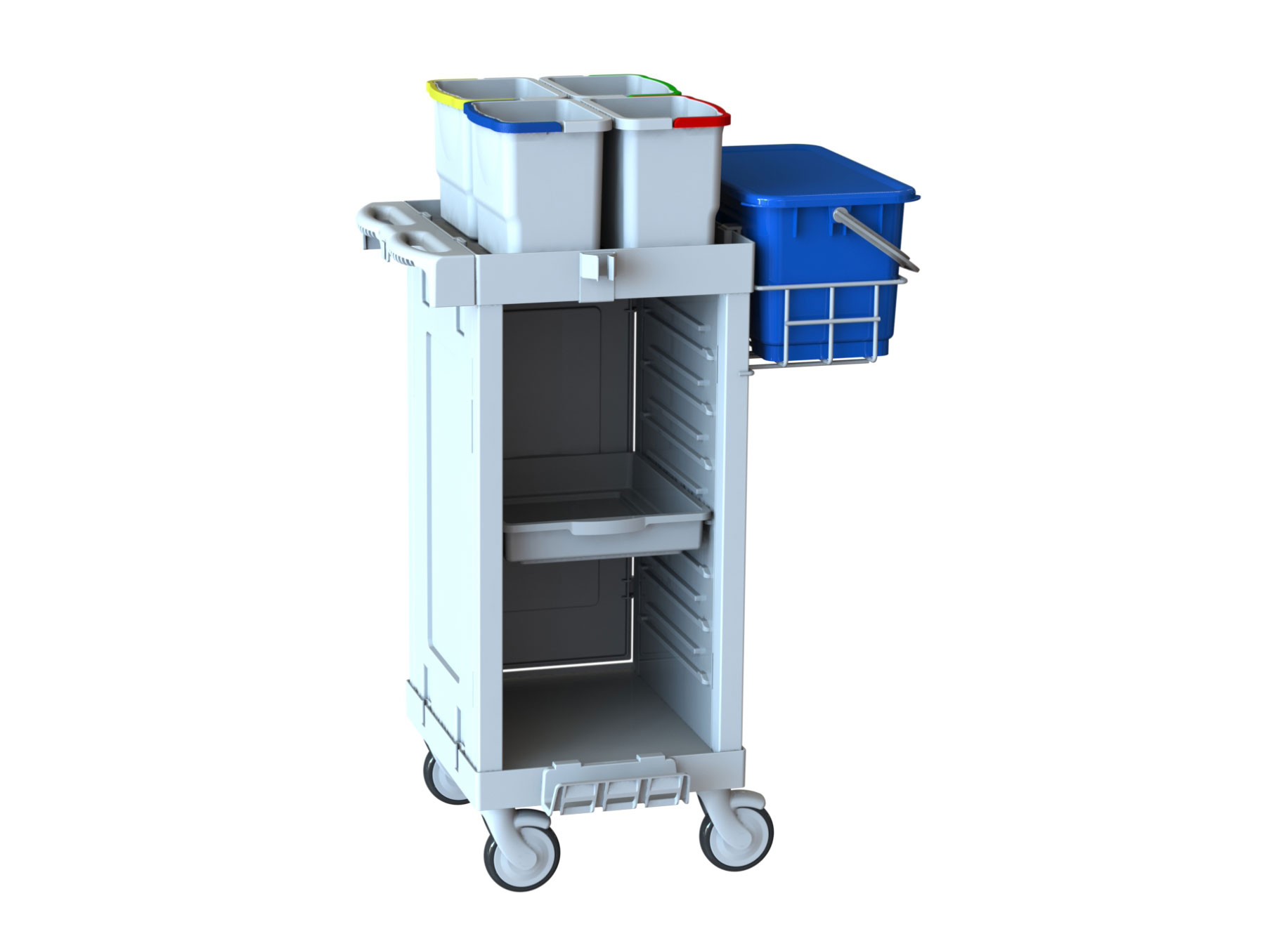 Hastane Temizlik Arabası M 041 B2 D3 T