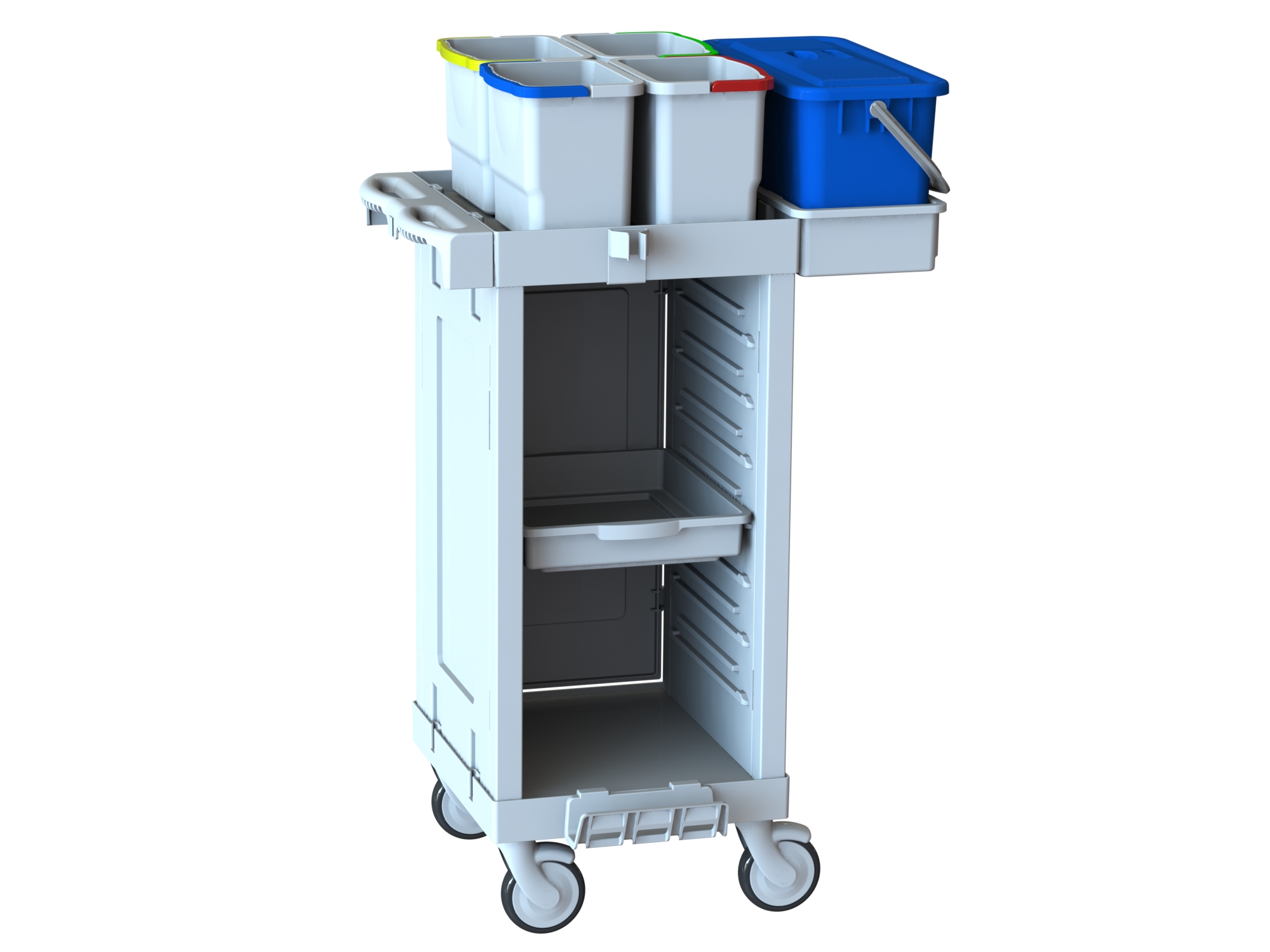 Hastane Temizlik Arabası M 041 B2 D3 Y