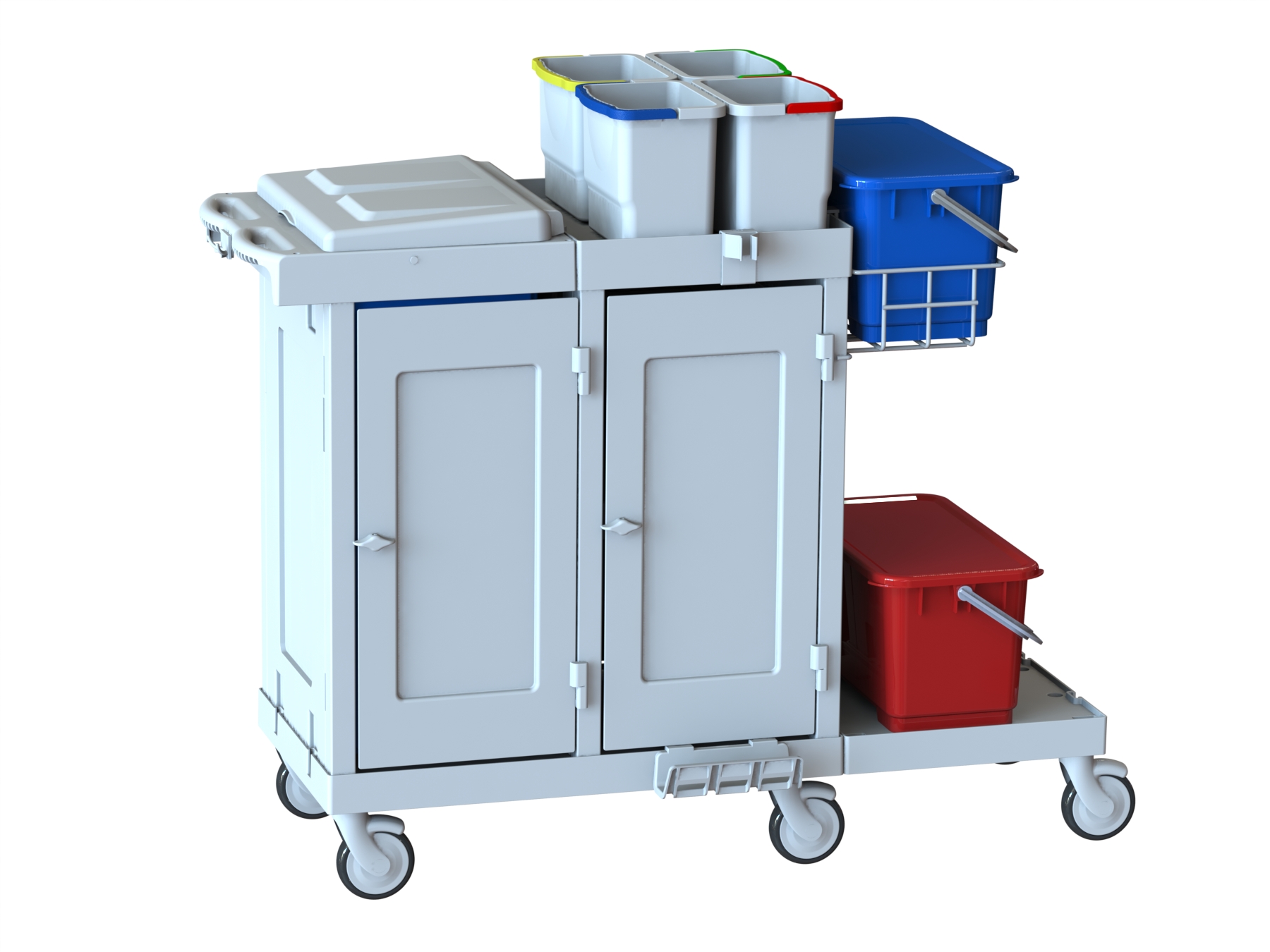 Hastane Temizlik Arabası M 451 S D2 T