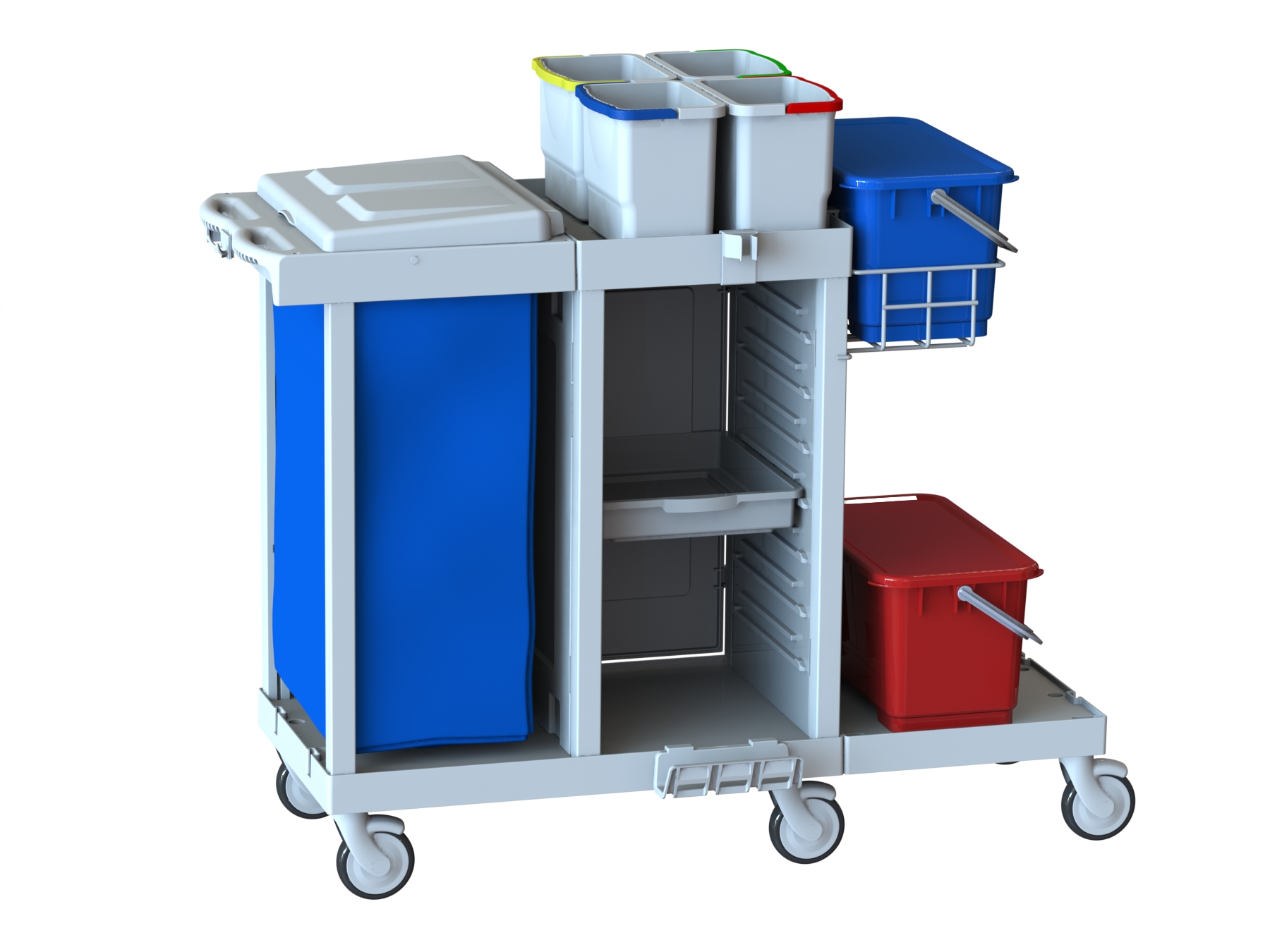 Hastane Temizlik Arabası M 451 S D3 T